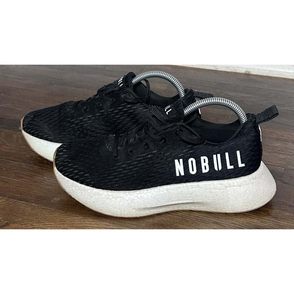 Unisex Nobull Journey Black & White Mesh Running-gym‎ Shoes M/7 W/8.5 No Insoles